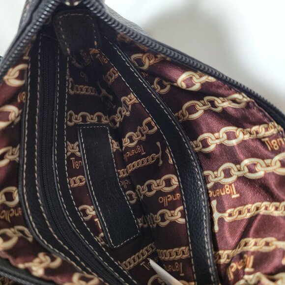 Tignanello Carson Black Leather Crossbody Bag With Multiple Pockets & Adjustable - Picture 8 of 12